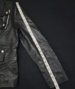 Lace Peplum Black Leather Jacket