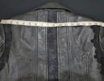 Lace Peplum Black Leather Jacket