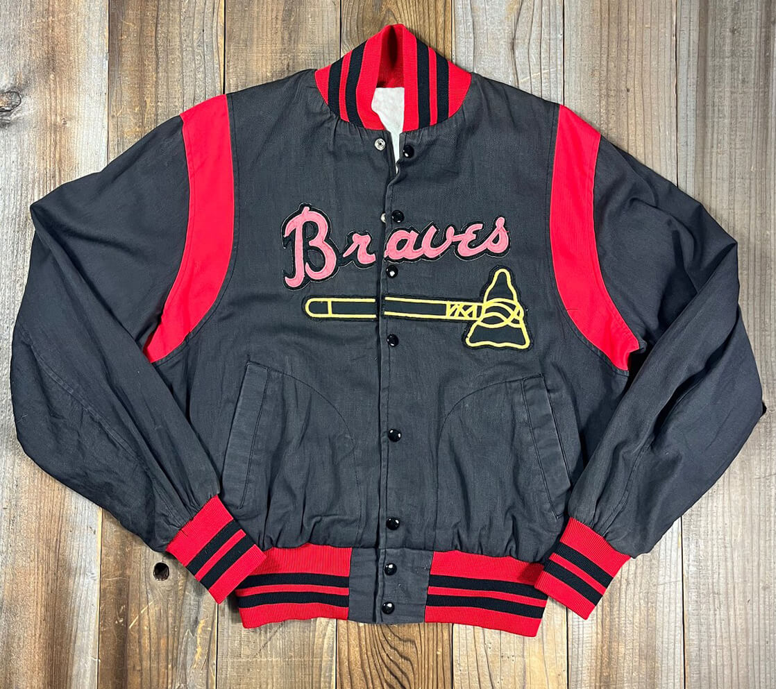 MLB Atlanta Braves Black Bomber Jacket - Maker of Jacket