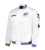 MLB-Seattle-Mariners-White-Satin-Jacket