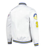 MLB-Seattle-Mariners-White-Satin-Jacket