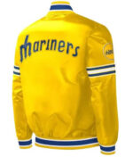 MLB-Seattle-Mariners-Yellow-Satin-Jacket