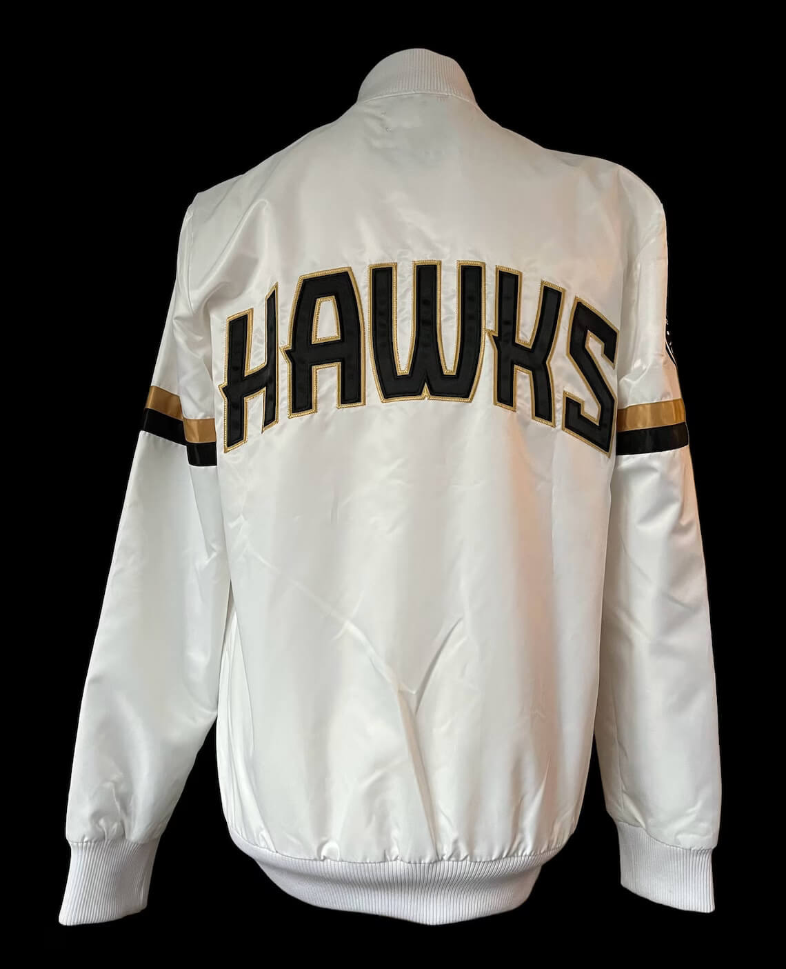 Maker of Jacket NBA Teams Jackets Atlanta Hawks Vintage Jeff Hamilton Baseball