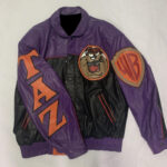 Vintage Looney Tunes ACME Taz Devil Leather Jacket