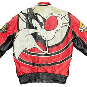 Vintage Looney Tunes Sylvester Leather Jacket