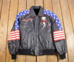 Vintage-USA-Flag-Betty-Boop-Leather-Jacket
