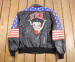 Vintage-USA-Flag-Betty-Boop-Leather-Jacket