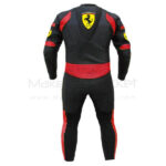 Black Red Ferrari SJ Motorcycle Racing Leather Suit