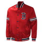 Boston Red Sox Midfield Full-Snap Satin Jacket