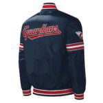 MLB Cleveland Guardians Midfield Full-Snap Satin Jacket