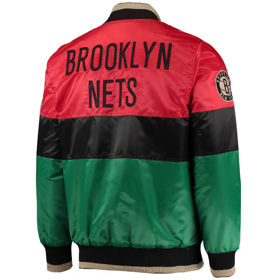 brooklyn nets bomber jacket