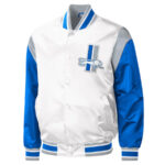 NFL Detroit Lions Throwback Pitch Satin Jacket
