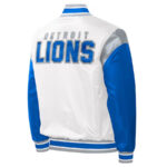 NFL Detroit Lions Throwback Pitch Satin Jacket