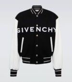Givenchy Black White Varsity Bomber Jacket