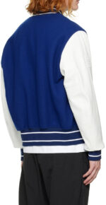 Givenchy Blue Varsity Bomber Jacket