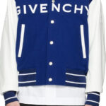 Givenchy Blue Varsity Bomber Jacket