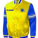 NFL LA Rams Midfield Full-Snap Satin Jacket