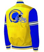 NFL LA Rams Midfield Full-Snap Satin Jacket