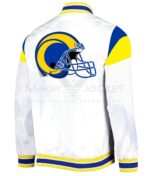 NFL Team LA Rams Full-Snap Satin Jacket