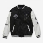 Penrith Panthers 2023 NRL Black White Varsity Jacket