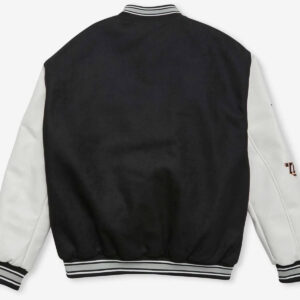 Wests Tigers 2023 NRL Black White Varsity Jacket