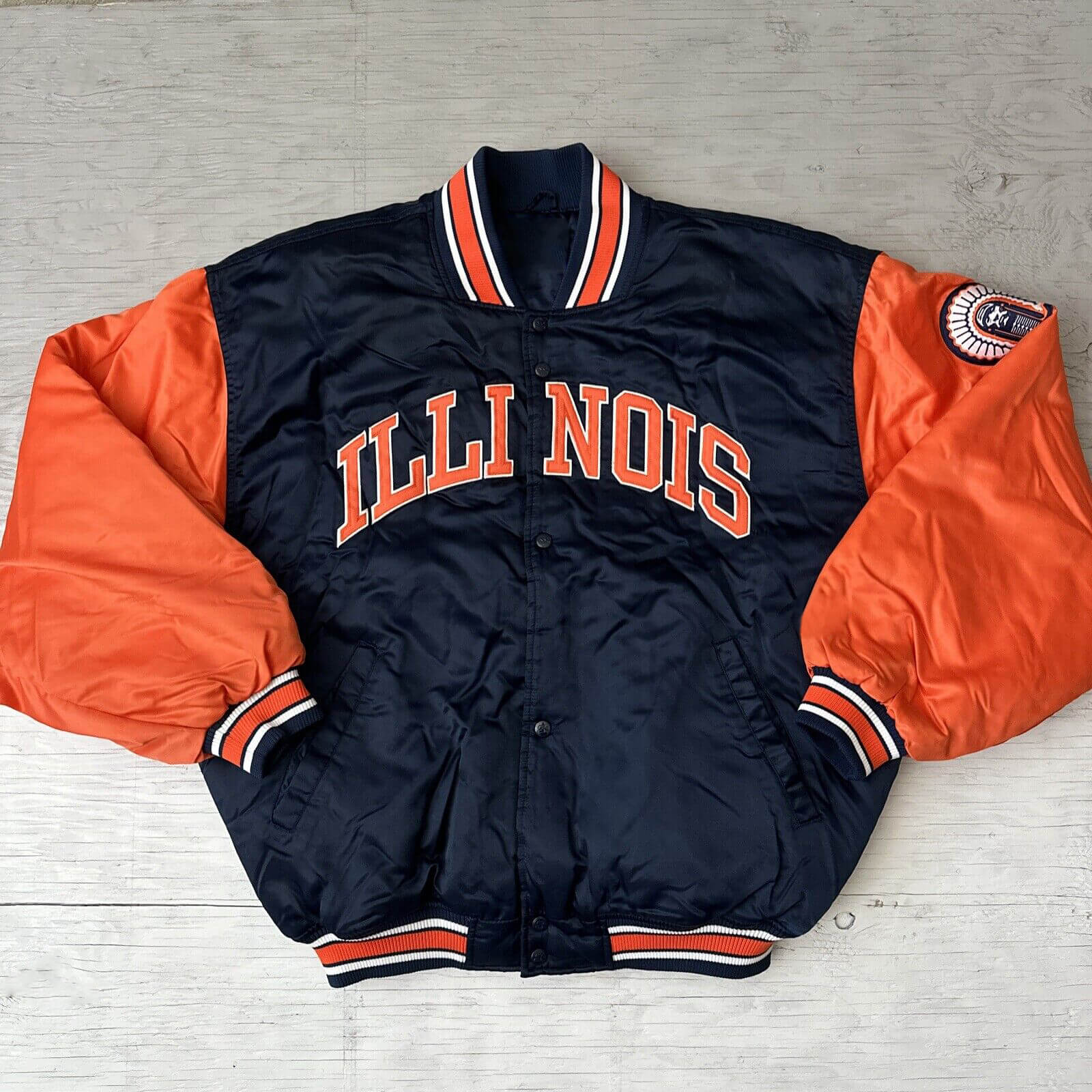 NCAA-University-Of-Illinois-Satin-Jacket-(1) NCAA-University-Of-Illinois-Satin-Jacket