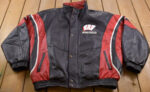 Vintage University Of Wisconsin Badgers Leather Jacket