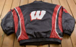 Vintage University Of Wisconsin Badgers Leather Jacket