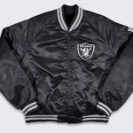 Vintage-Las-Vegas-Raiders-Black-Chalk-Line-Satin-Jacket