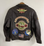 Mickey-Mouse-Flying-Aces-449th-Flyer-Squadron-Leather-Jacket