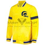 NFL-LA-Rams-Old-Helmet-Logo-Yellow-Satin-Jacket