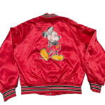 Vintage-Disney-Chalk-Line-Mickey-Mouse-Red-Satin-Jacket