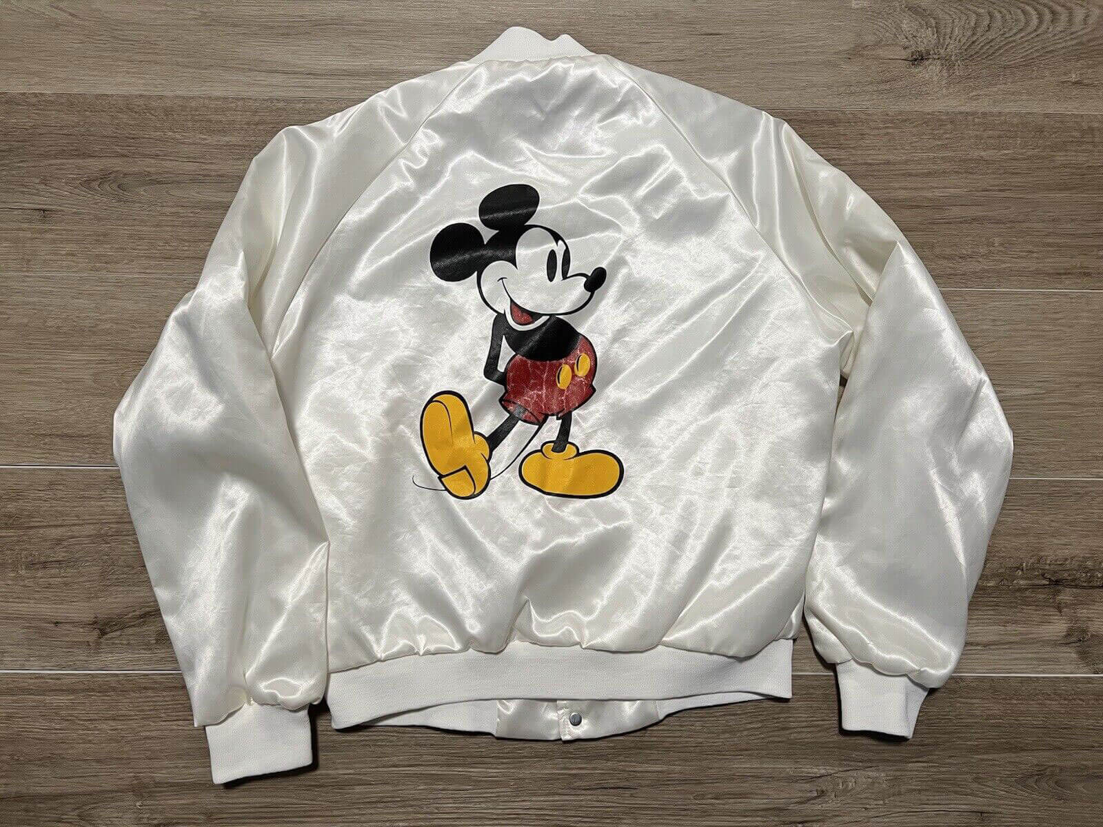 White mickey mouse clearance jacket