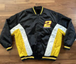 Vintage-Nutmeg-#2-Rusty-Wallace-Nascar-Racing-Satin-Jacket