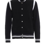 Givenchy Black White Wool 4G Bomber Jacket