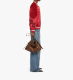 Givenchy College Bi Material Red Varsity Jacket