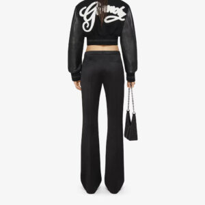 Givenchy Cropped Black Varsity Jacket