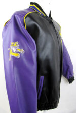 LSU-Tigers-Football-G-III-Sports-Full-Zip-Leather-Jacket