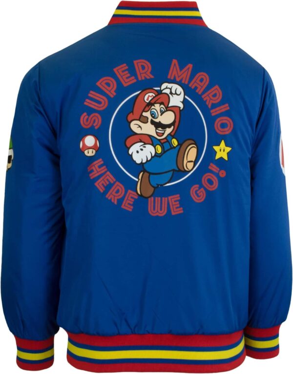 Nintendo Super Mario Blue Bomber Jacket