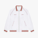 White Givenchy Raglan Sleeve Bomber Jacket