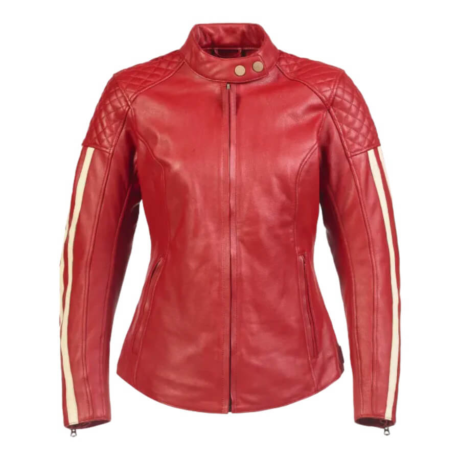Women's-Triumph-Motorcycle-Racing-Red-Leather-Jacket