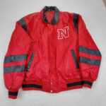 Vintage-College-Nebraska-Huskers-Leather-Jacket