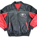 Vintage-G-III-Georgia-Bulldogs-Bomber-Leather-Jacket