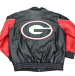 Vintage-G-III-Georgia-Bulldogs-Bomber-Leather-Jacket