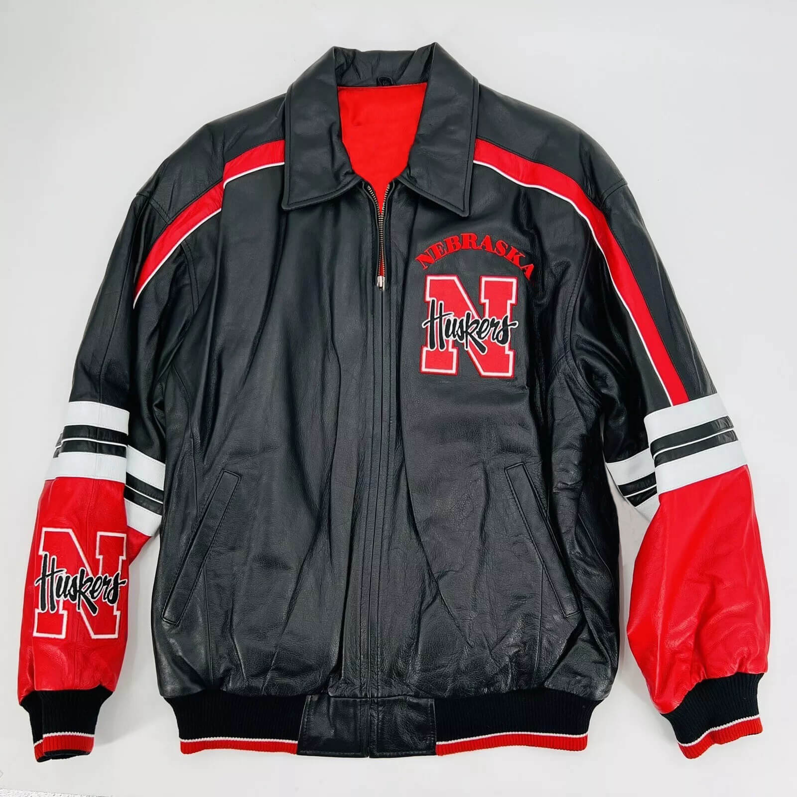 Vtg-G-III-Nebraska-Cornhuskers-Leather-Jacket-1 Vtg-G-III-Nebraska-Cornhuskers-Leather-Jacket
