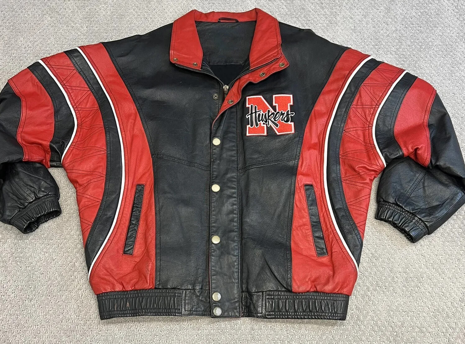 Vtg-NCAA-Nebraska-Cornhuskers-Leather-Jacket-1 Vtg-NCAA-Nebraska-Cornhuskers-Leather-Jacket