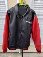 Betty Boop Cartoon Black Red Leather Jacket