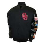 Black-Oklahoma-Sooners-Big-8-Conference-Varsity-Jacket