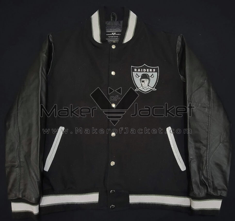 Black-Raiders-Letterman-Varsity-Jacket