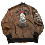 Bown Betty Boop The Brave Man Suede Leather Jacket